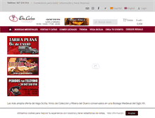 Tablet Screenshot of bodegasdearanda.com